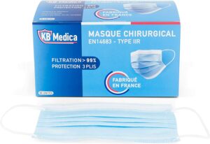 Boite de Masques type chirurgical KB Medica