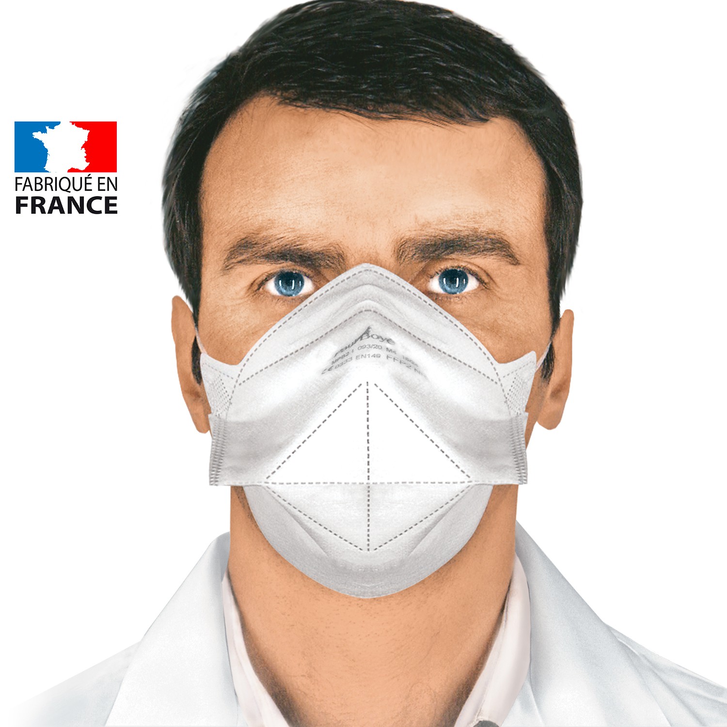  Masque  filtrant FFP2 Paul Boy  made in France  boite de 50 Mask 