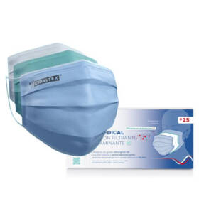 Masque BioSerenity CIDALTEX chirurgical IIR  - Boite x25 - Fabriqué en France -Sans Graphène