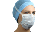 Masque chirurgical kolmi type IIR bleu lanieres boite de 40