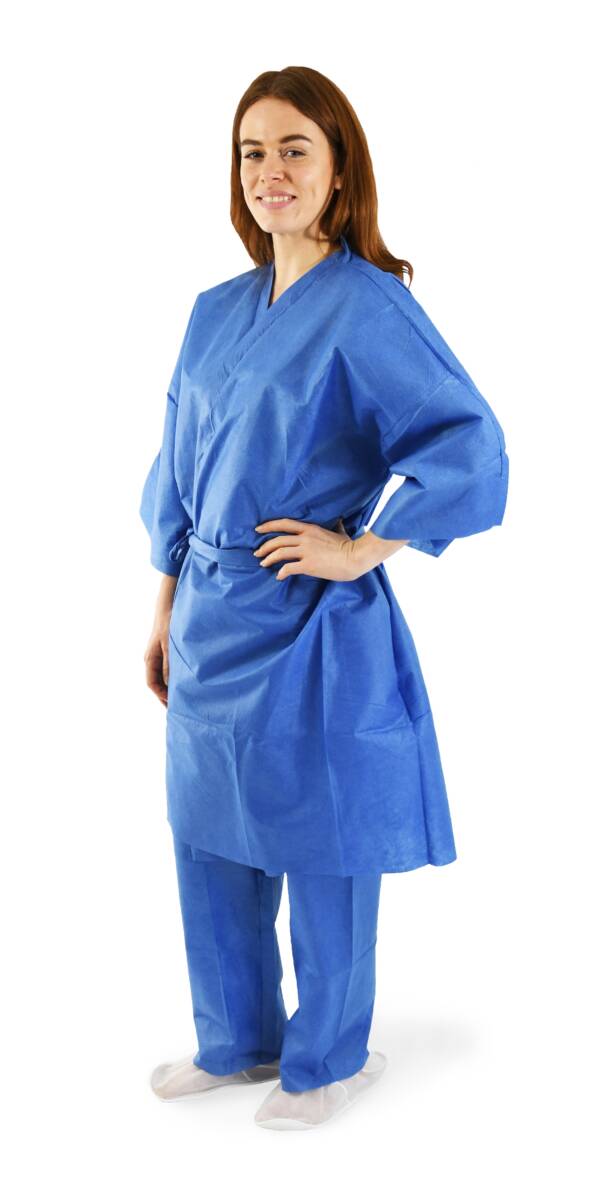 Kit patient avec Peignoir Bleu